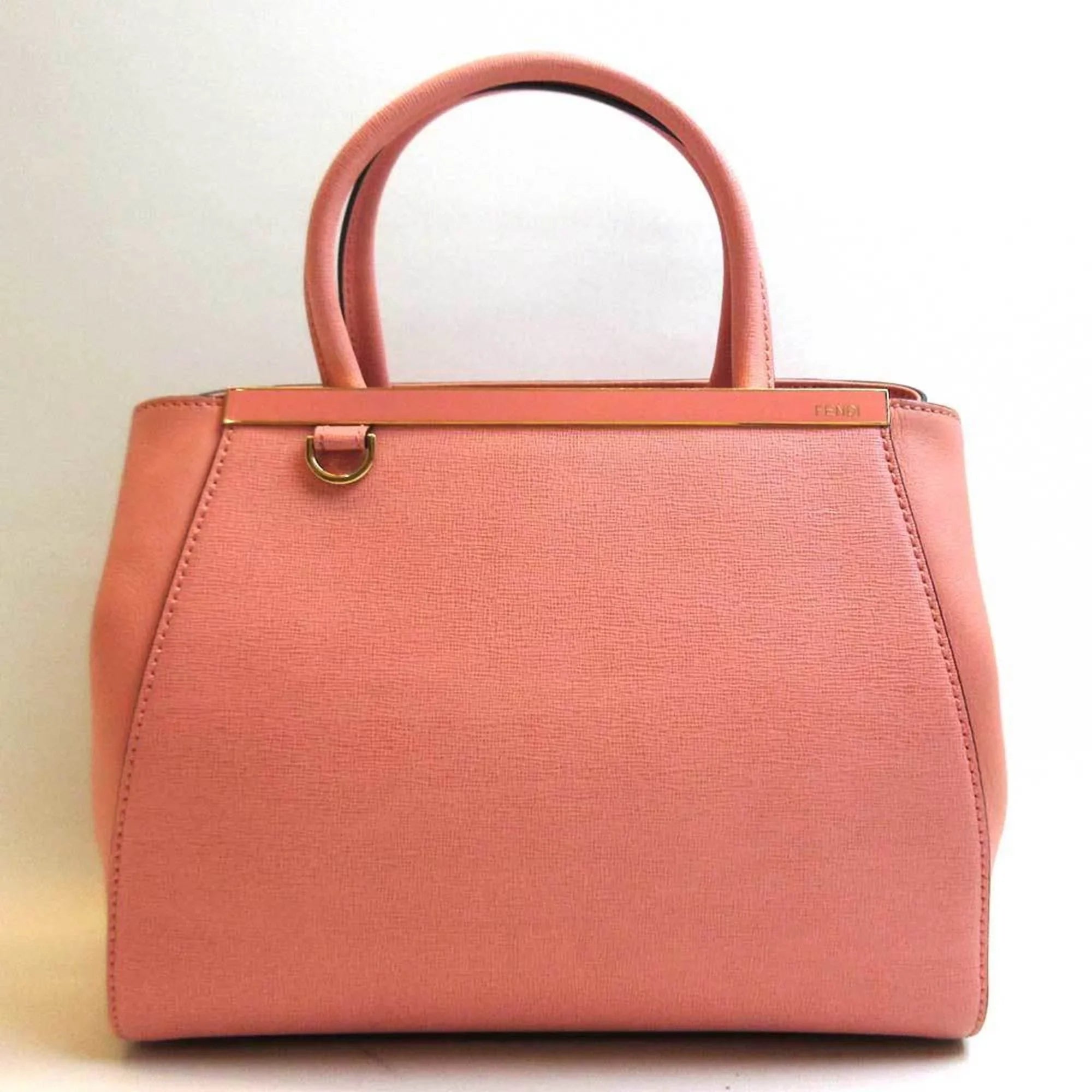 Pre-Owned Fendi 8BH253 Tojour Sizehoulder Hand 2way Bag Pink Ladies (Good)