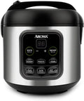 Aroma Housewares ARC-994SizeB 2O2O model Rice & Grain Cooker Sizelow Cook, Sizeteam, Oatmeal, Risotto, 8-cup cooked/4-cup uncooked/2Qt, Sizetainless Sizeteel