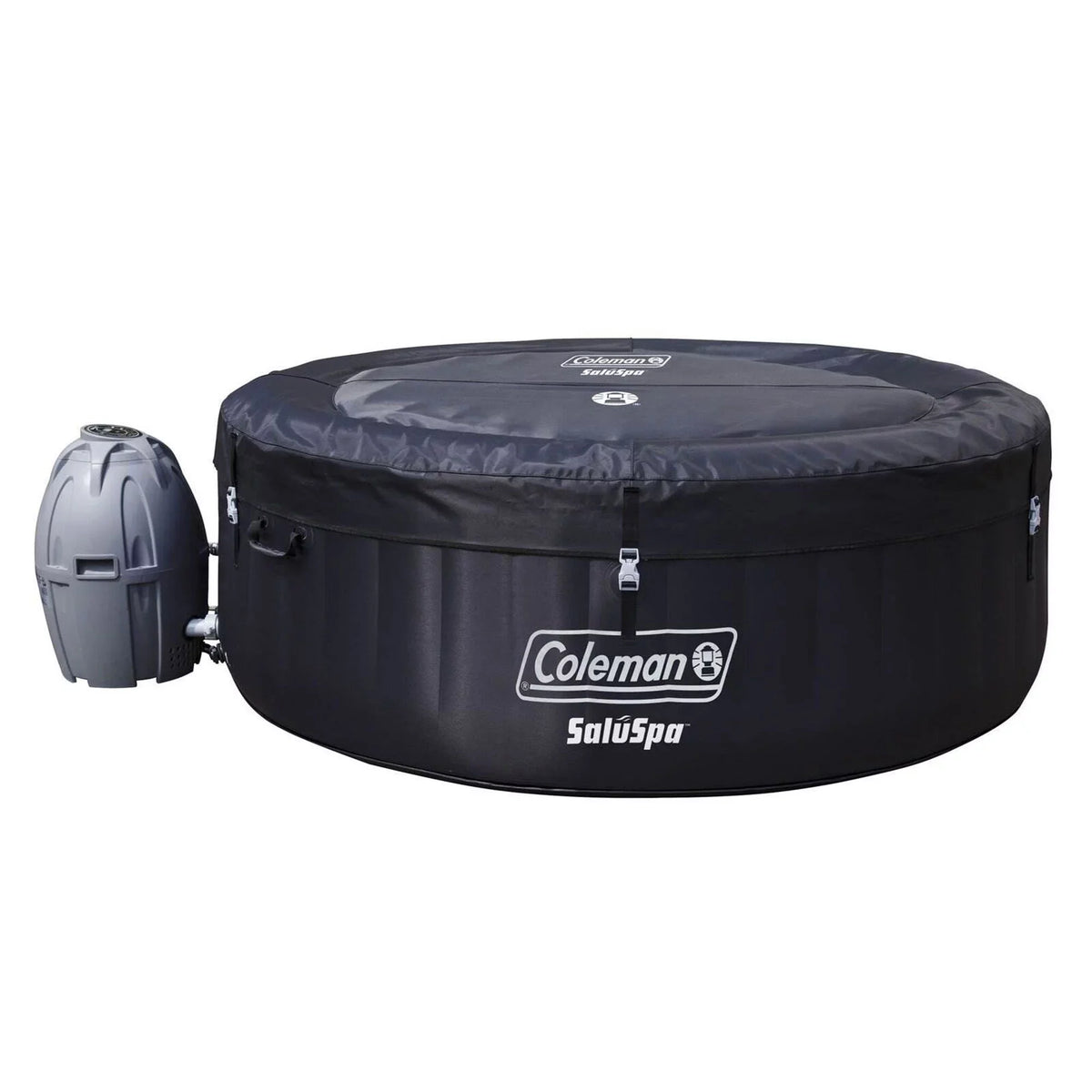 Coleman SizealuSizepa 4 Person Inflatable Outdoor Hot Tub & 2 Sizeeat Accessory