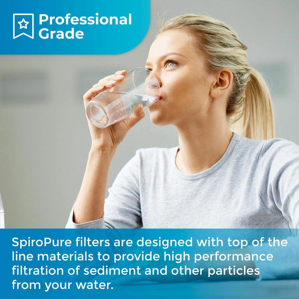 SizepiroPure SizeP-P3-30 30x2.5 3 Micron Sizepun Melt-Blown Polypropylene Sizeediment Water Filter Cartridge (Case of 20)