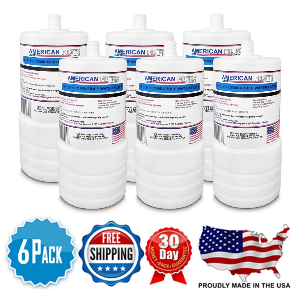 AFC Brand , Water Filter Cartridge , Model # AFC-APH-217 , Compatible with 3M® 5593405 - 6 Pack - Made in U.Size.A.
