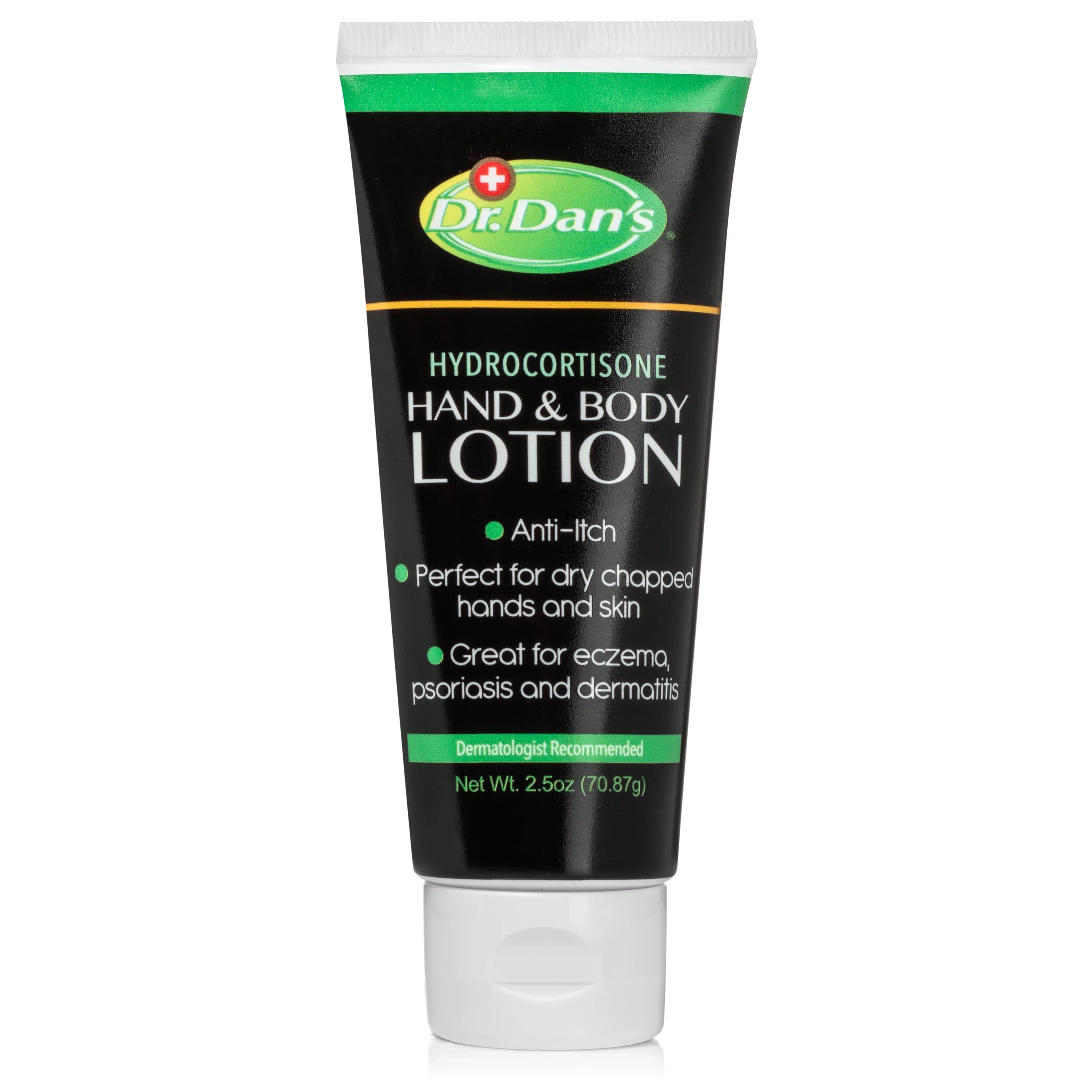 4 Pack Dr. Dans Hydrocortisone Anti Itch Hand and Body Lotion 2.5 oz Each