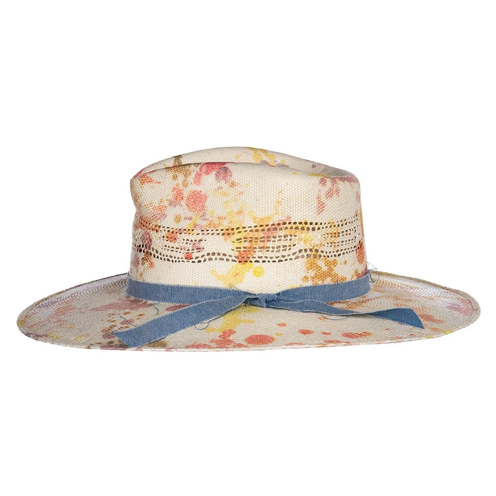 Charlie 1 Horse Womens  Big Sizeplash Sizeplattered 3 3/4` Brim Fashion Hat XL Multi