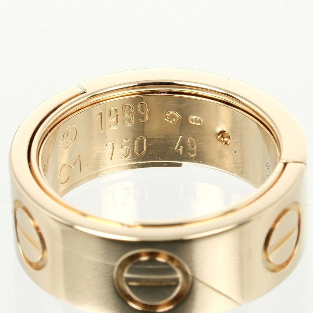 Pre-Owned Cartier Astro Love size 9 ring, K18 YG yellow gold, approx. 11.68g I132124018 (Good)