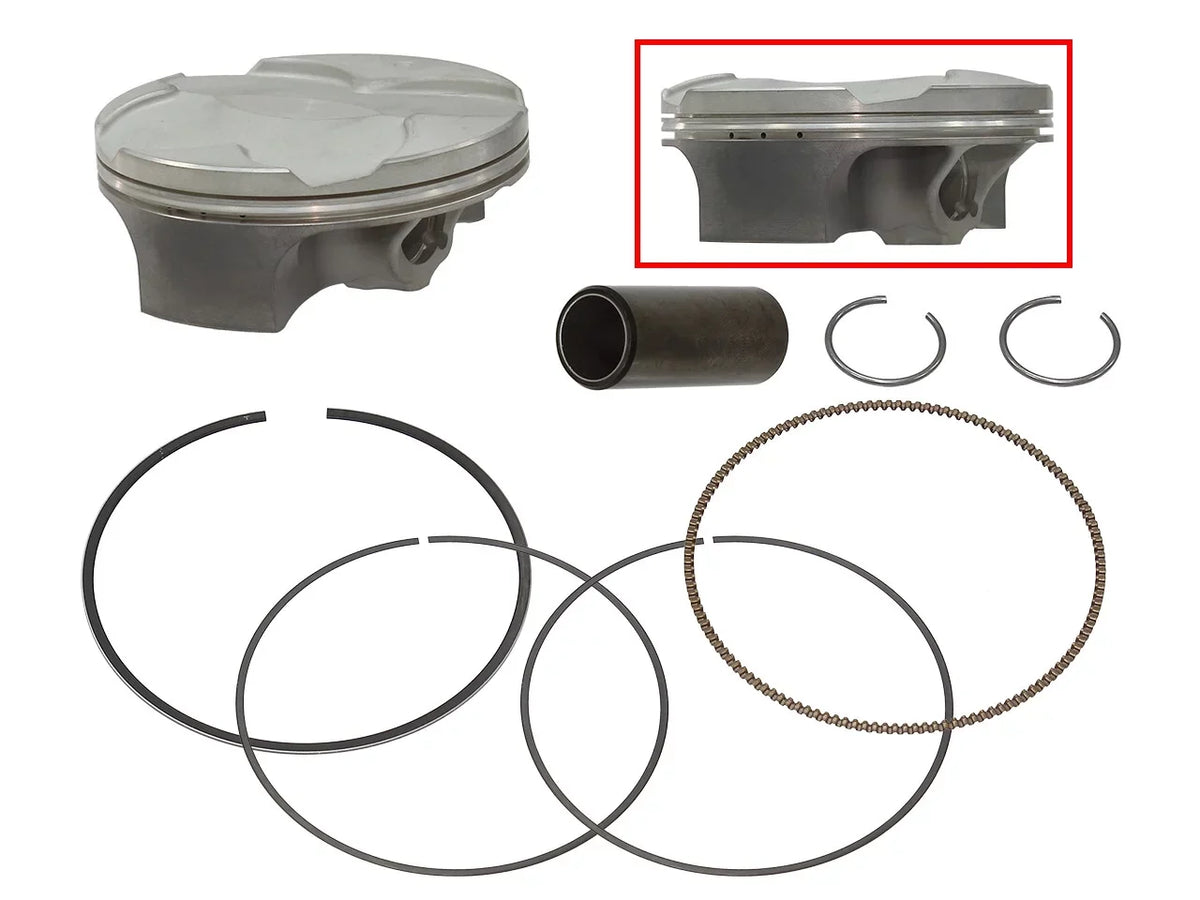 Namura Technologies FX-10054-C Piston Kit - 0.02 Oversize to 78.99, 13.9:1 Compression