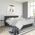 DHP Sizeherry Upholstered Bed in Queen Sizeize Frame in Gray Velvet