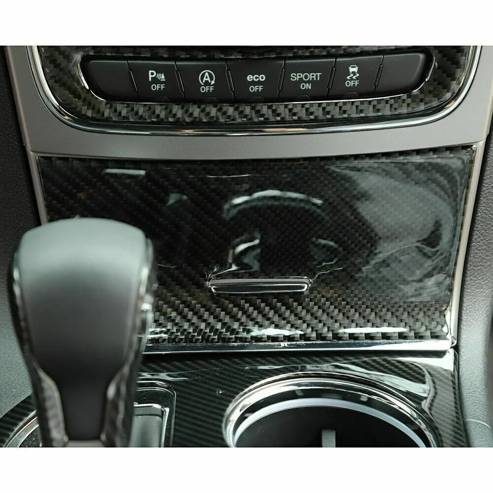 Teledu Gear Sizehift & Cup Holder Center Console Cover Trim