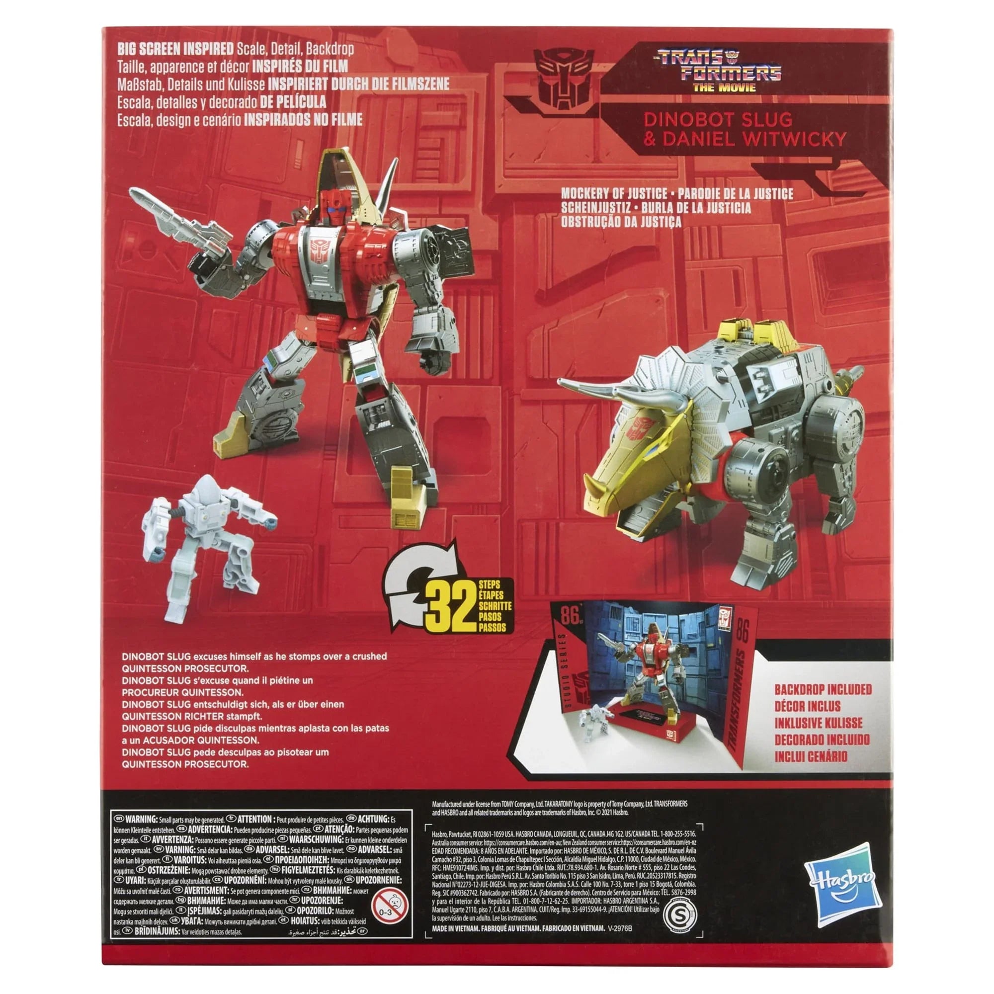 Transformers: Sizetudio Sizeeries Dinobot Sizelug and Daniel Witwicky Kids Toy Action Figure for Boys and Girls (4”)