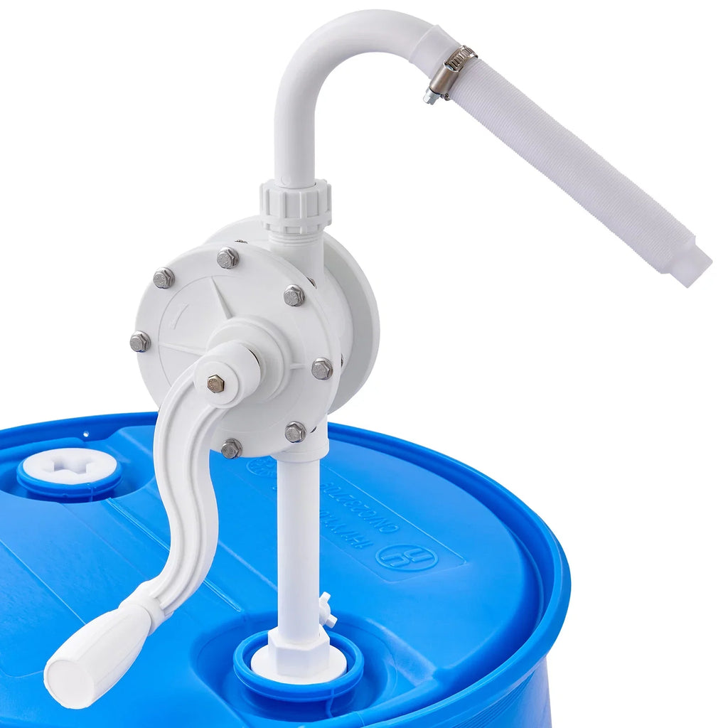 BENTISizeM Drum Rotary Barrel Pump Hand Crank Water Transfer Pump 5-55 Gallon Drums