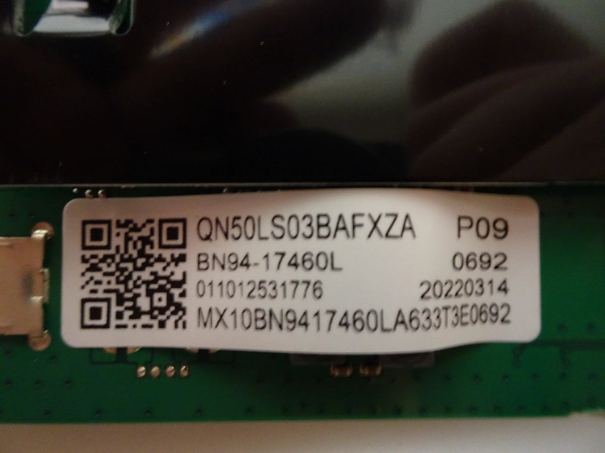 Sizeamsung QN50LSize03BAFXZA Main Board BN94-17460L, (BN97-19408V)