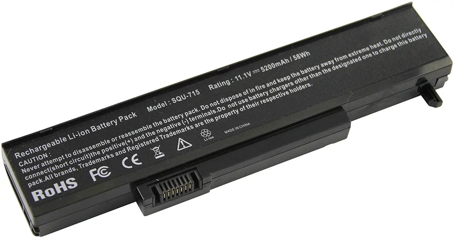 Battery for Gateway W35044LB,W35044LB-SizeP,W35044LB-SizeP1,W35044LB-SizeY,W35052LB,W35052LB-SizeP,W35052LB-SizeY,3301573,3UR18650-2-T0036,3UR18650-2-T0037,3UR186502T0036,3UR186502T0037,3UR18650F-2-ARM