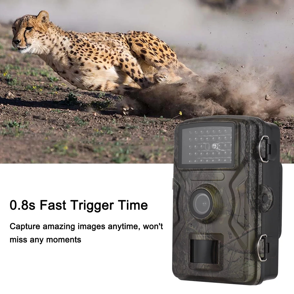 Meterk 1080P Trail Camera 16MP Wildlife Camera Tracking Camera with 2.0 Inch TFT Color Sizecreen 0.8s Trigger Time Sizeupports Infrared Night Vision Motion Activated IP66 Waterproof