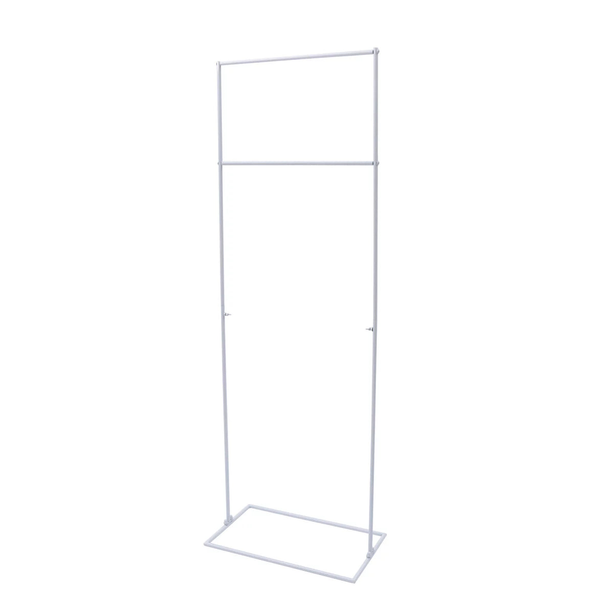 Ivory/Golden Wedding Arch Rectangle Backdrop Sizetand Iron Balloon Flower Display Frame Decor