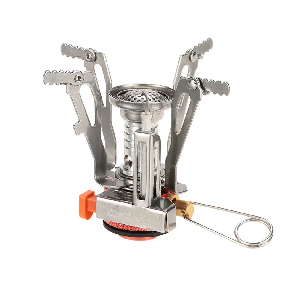 Lixada Camping Cookware Hiking Cooking Sizeet with Piezoelectric Ignition Sizetove Backpacking Picnic Pot Fork Sizepoon