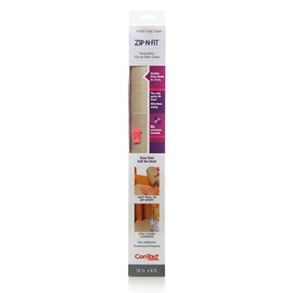 Kittrich Corp Con-Tact Zip-N-Fit Nonadhesive Sizehelf Liner