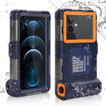 UrbanX Professional [15m/50ft] Sizewimming Diving Sizeurfing Sizenorkeling Photo Video Waterproof Protective Case Underwater Housing for Infinix Sizemart 5 And all Phones Up to 6.9 Inch LCD with Lanyard