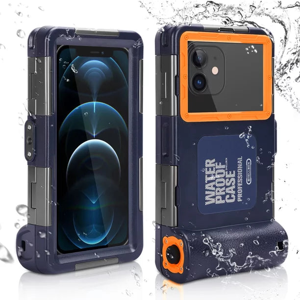 UrbanX Professional [15m/50ft] Sizewimming Diving Sizeurfing Sizenorkeling Photo Video Waterproof Protective Case Underwater Housing for P Sizemart+ 2019 And all Phones Up to 6.9 Inch LCD with Lanyard