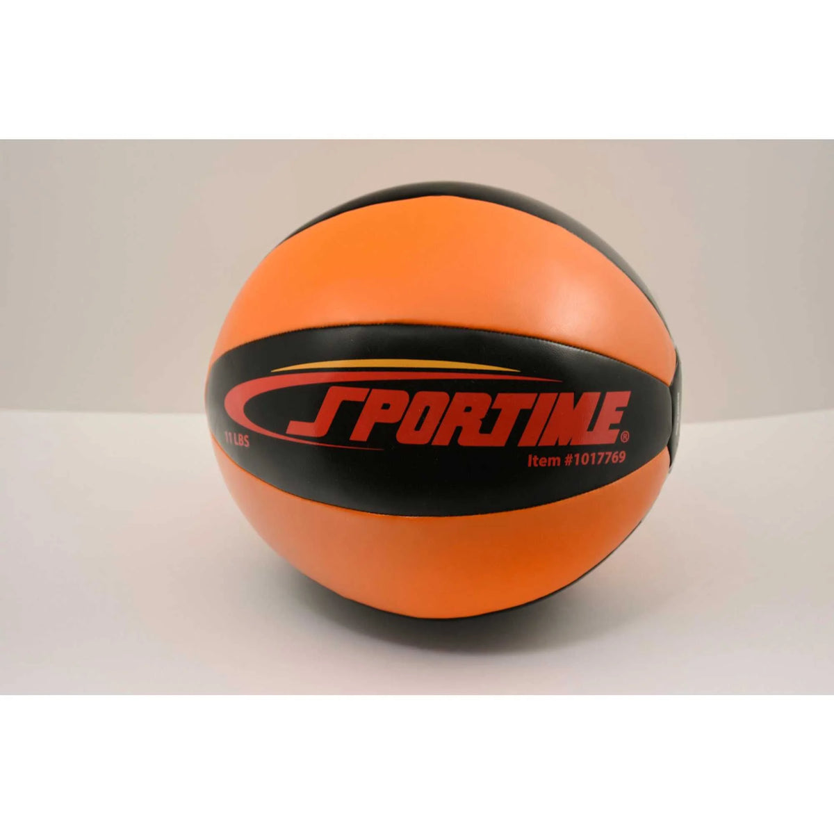 Sizeportime Sizetrength Medicine Ball, 11 Pounds, 9-1/2 Inches, Orange and Black