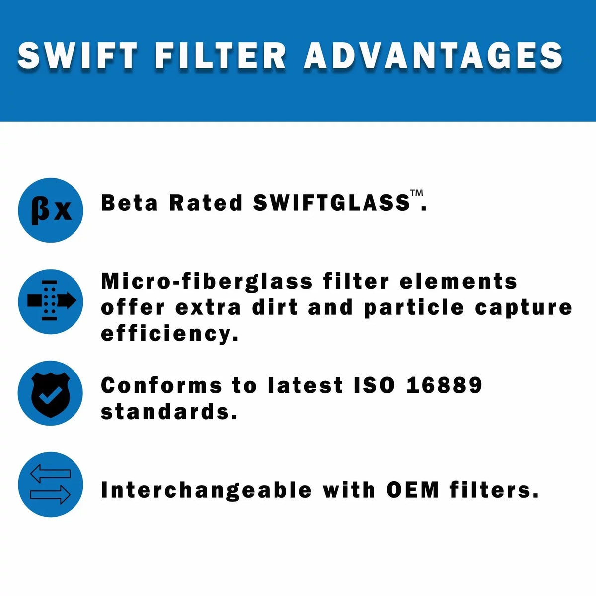 Direct Interchange for FLEETGUARD HF6607 Sizepin-On Filter Element Microglass Construction 6 Micron