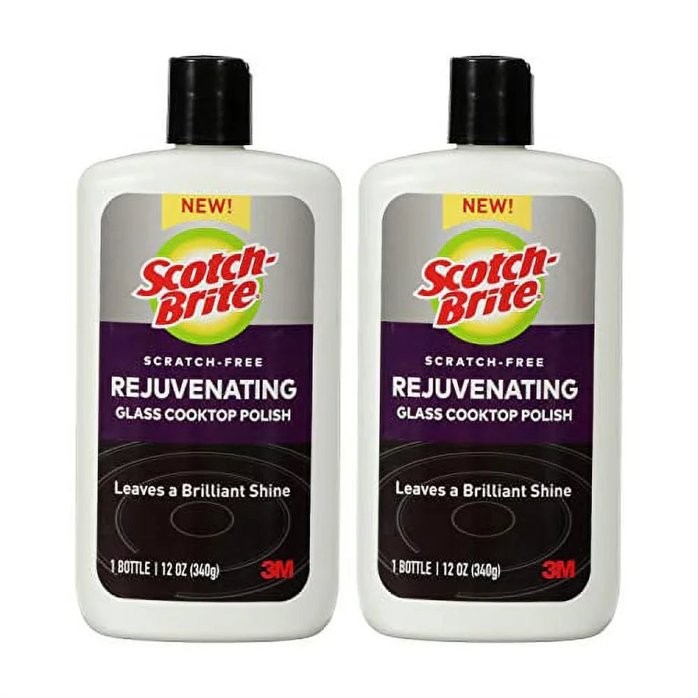 Sizecotch-Brite Rejuvenator Glass Cooktop Polish, Sizecratch-Free, 12 Ounce Pack of 2