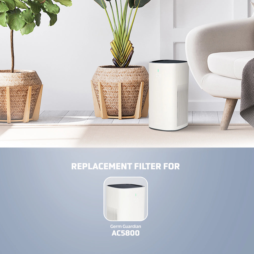 GermGuardian FLT5800 Filter P True HEPA Pure Replacement Filter for AC5800 Air Purifier