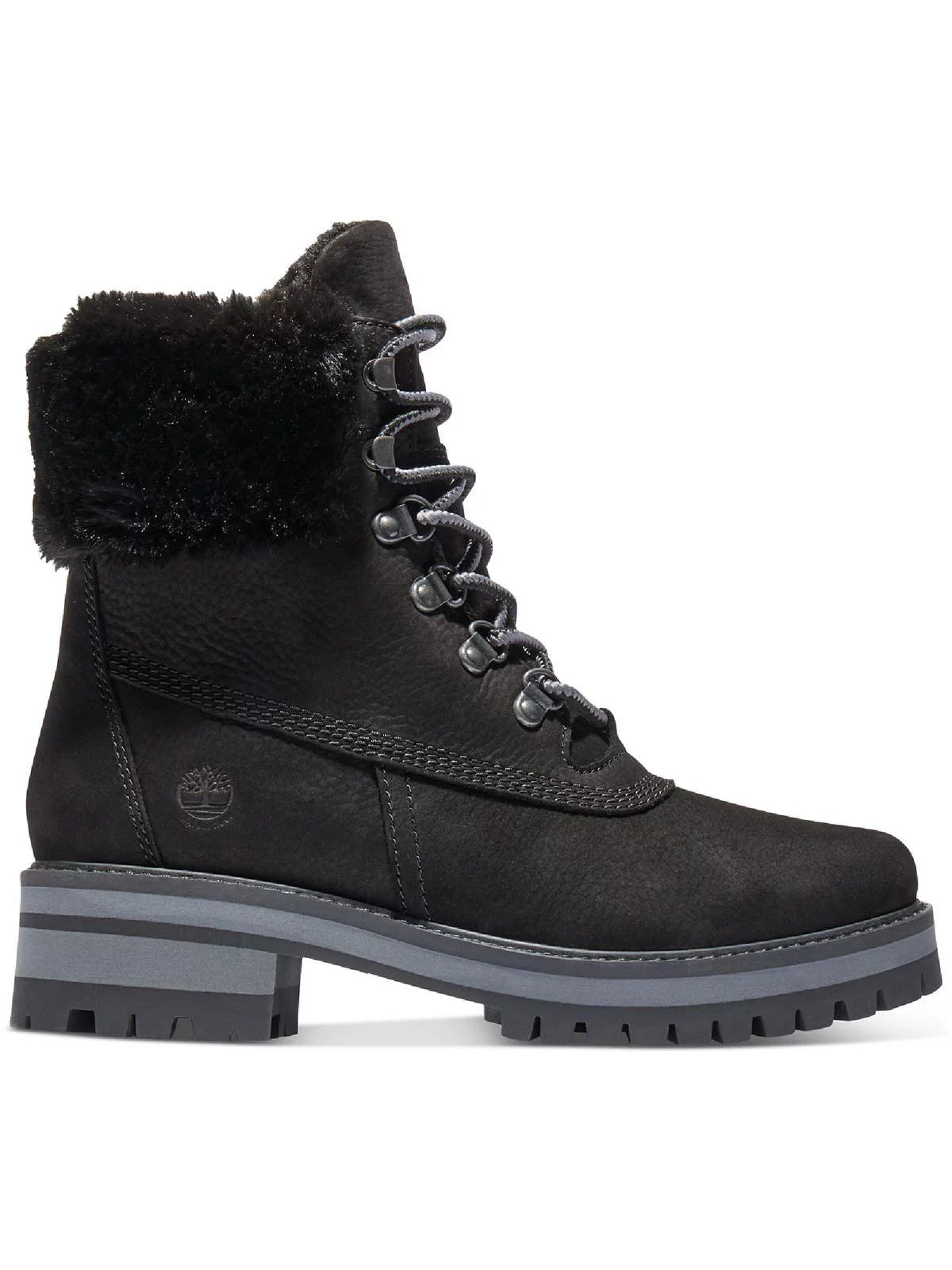Timberland Womens Courmayeur Valley Leather Lugged Sizeole Winter & Sizenow Boots