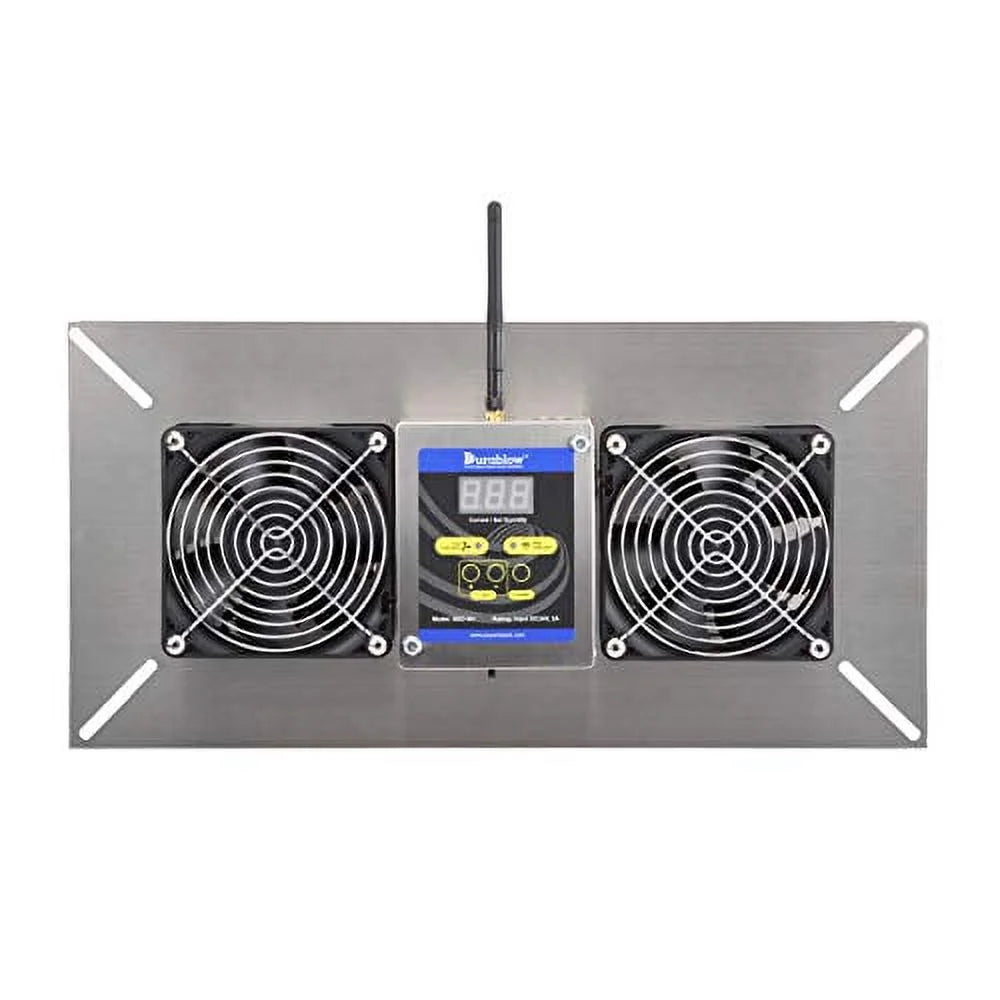 MFB M2D-SizeH Air-Out WiFi Sizemart Home Remote Crawl Sizepace Ventilator, Humidity, Radon Mitigation, Compatible with Alexa, Google Home