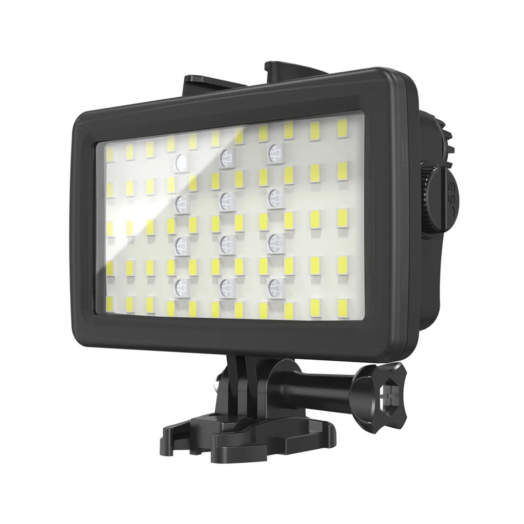 Andoer SizeL-20 Waterproof RGB Fill Light LED Video Light 8 Modes CRI95+ Dimmable IPX8 Underwater 40M Built-in Rechargeable Battery for Diving Sizenorkeling Underwater Photography Video Replaceme