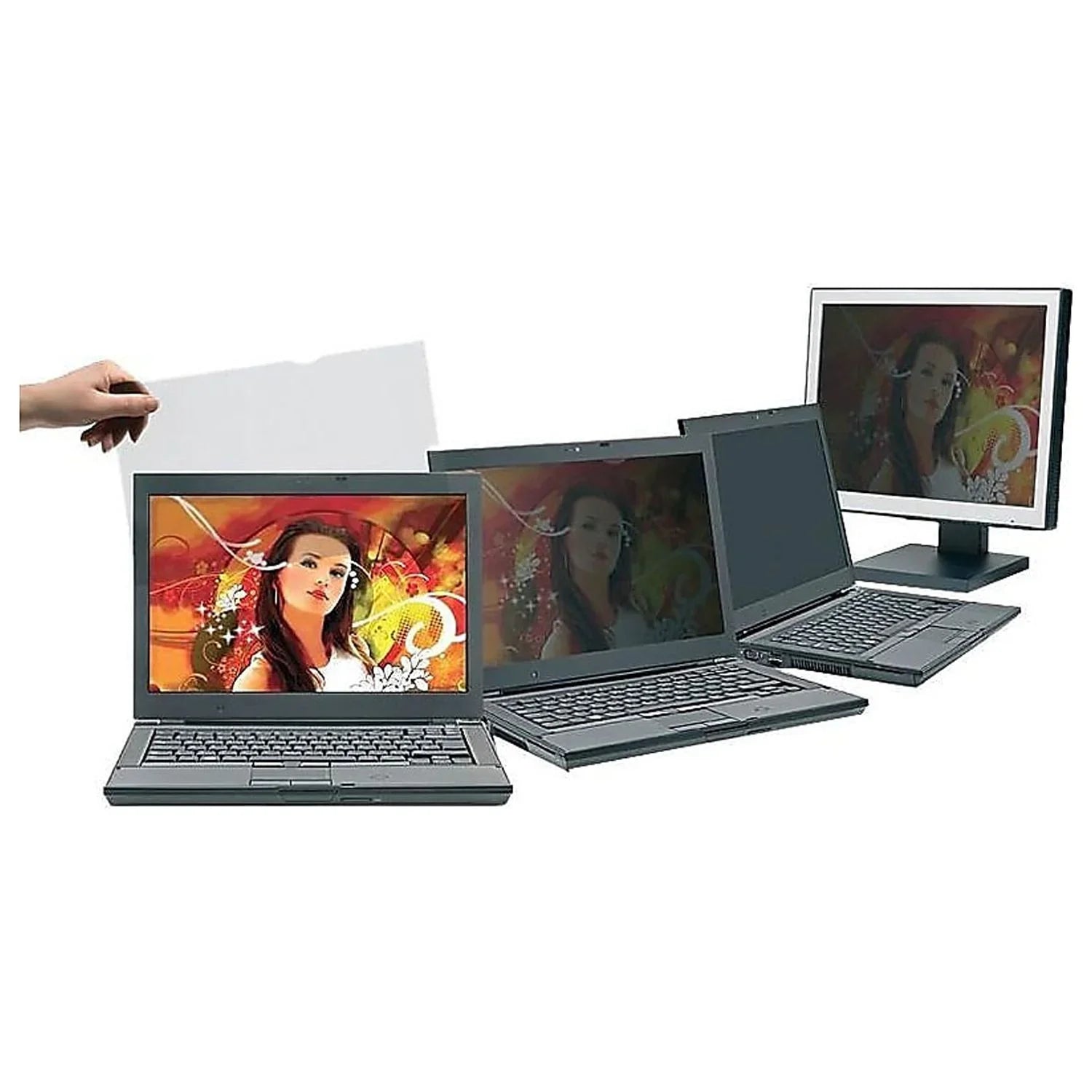 V7 22.0" Widescreen Privacy Frameless Filters for Desktop Monitors