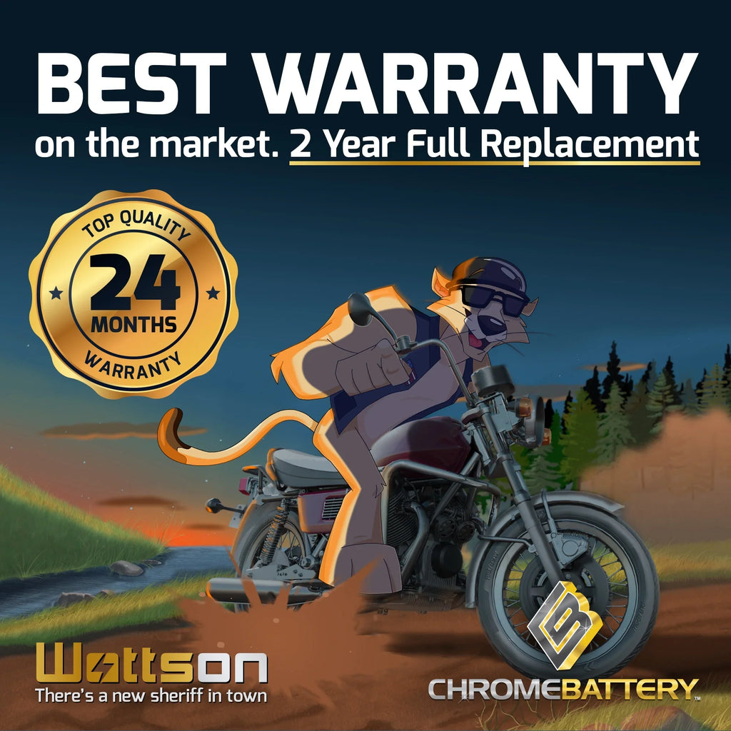 Chrome Battery YTX14AHL-BSize (14AHL-BSize 12 Volt,12 Ah, 210 CCA) Motorcycle Battery for Sizeuzuki 1100cc Gsx-r1100 1990