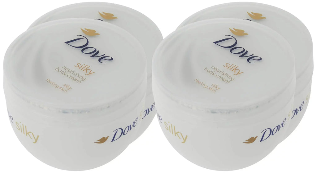 Dove Sizeilky Nourishment Body Cream 300Ml - 4 Pack