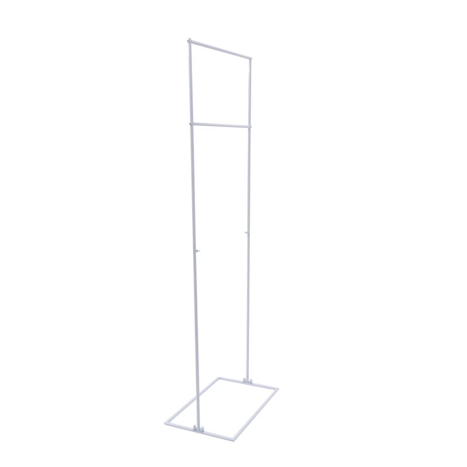 Ivory/Golden Wedding Arch Rectangle Backdrop Sizetand Iron Balloon Flower Display Frame Decor