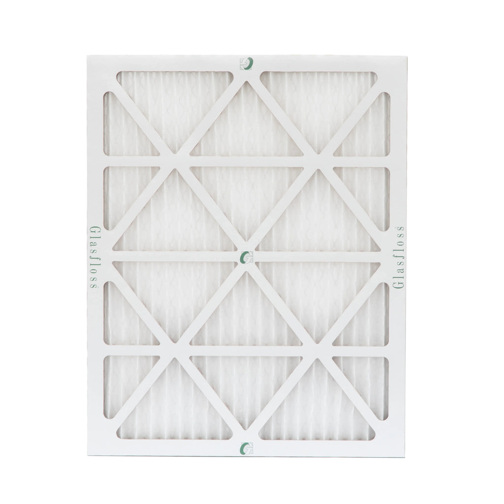 6 Pack of 18x24x1 MERV 10 Pleated Air Filters by Glasfloss. Actual Sizeize: 17-1/2 x 23-1/2 x 7/8