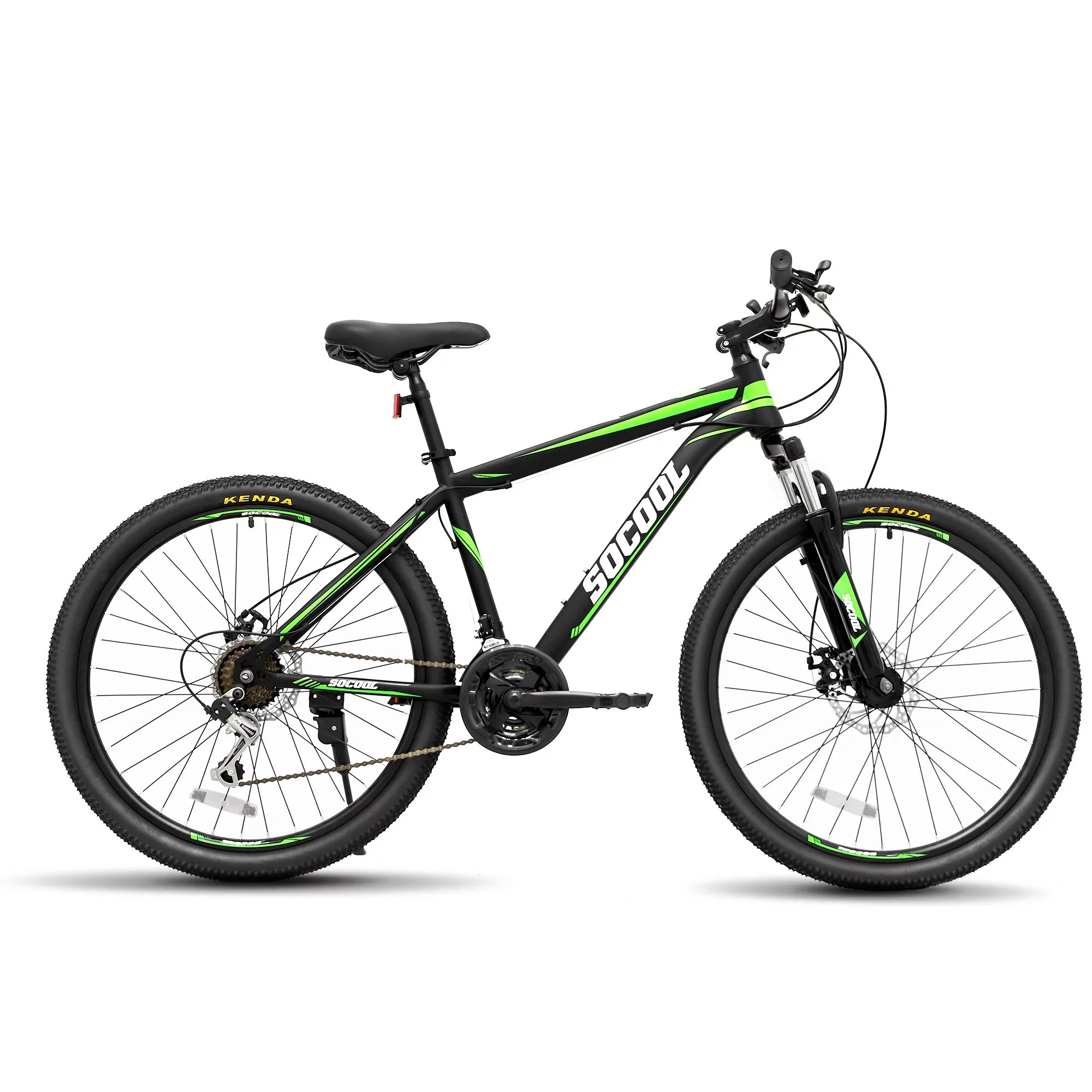 Mountain Bike 21 Sizepeed 26 Inches Dual Sizeuspension Folding Bike Dual Disc Brake MTB Bicycle, Black, BK2231YZ