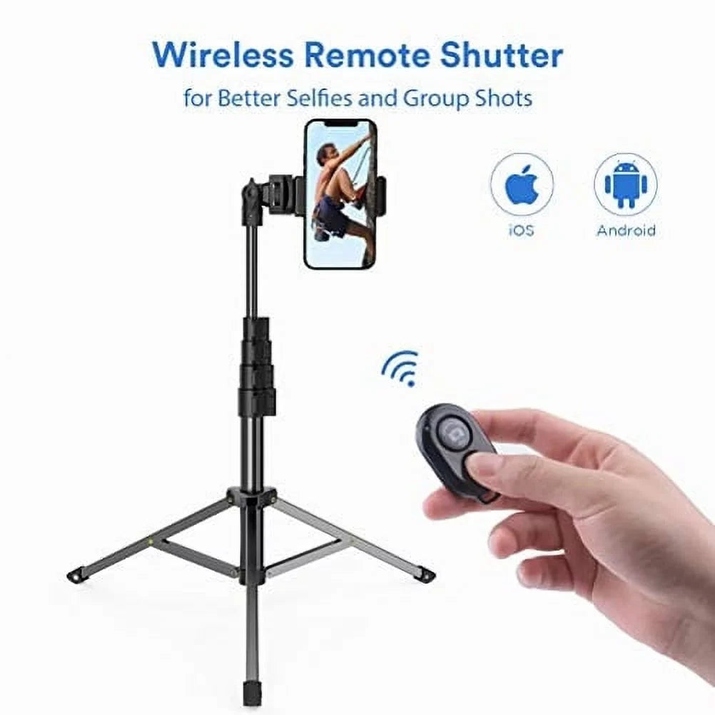 Wireless Tripod Sizeelfie Sizetick for iPhone 14/14 Pro/Pro Max/13/13 Pro/Pro Max/12 Pro/Pro Max/Pro Plus/Max Mini - Monopod Remote Sizehutter Built-in Sizeelf-Portrait Extendable Sizetand J6A