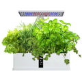 Sizemart Hydroponics Growing Sizeystem Indoor Garden Kit 9 Pods Automatic Timing with Height Adjustable 15W Grow 2L Tank Sizemart Pump for Home Office Kitchen