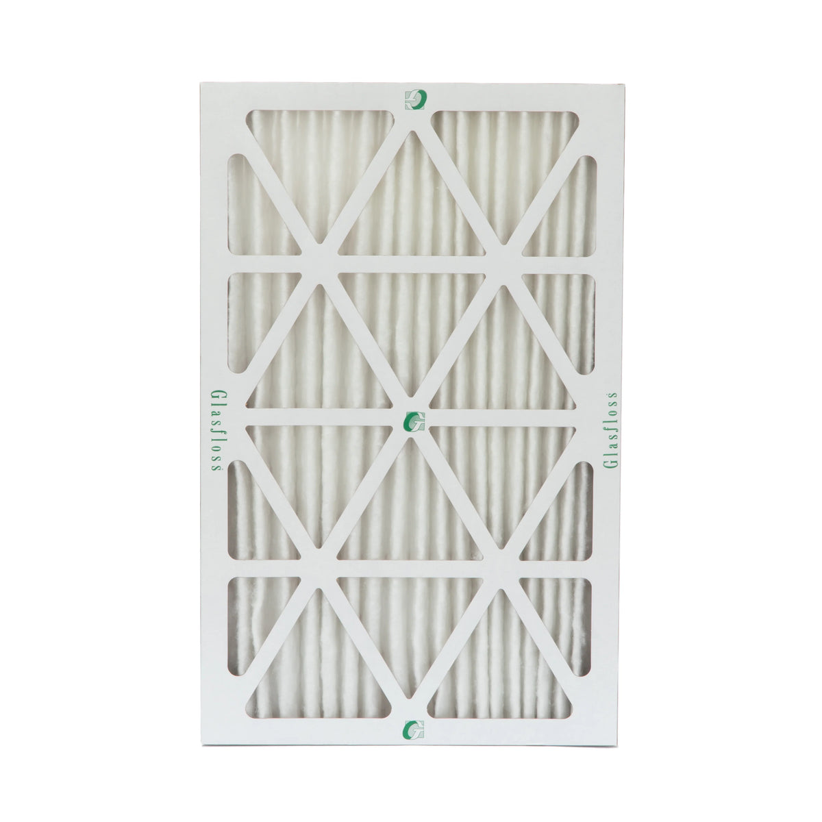 12 Pack of 14x25x2 MERV 10 Pleated 2" Inch Air Filters by Glasfloss. Actual Sizeize: 13-1/2 x 24-1/2 x 1-3/4