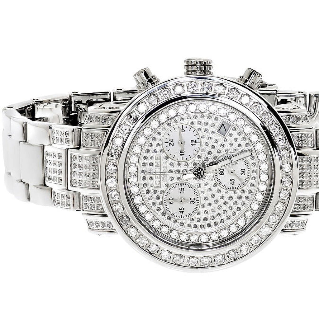 Ladies Ivory Icetime Platinum Diamond Watch PT 01(3 ct)