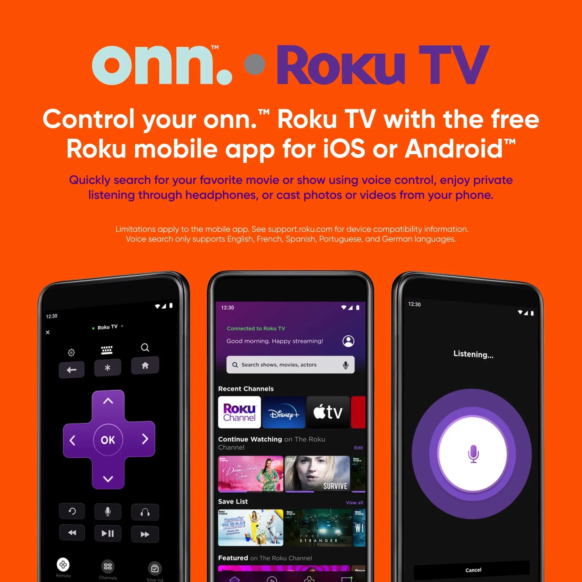 onn. 40” Class FHD (1080P) LED Roku Sizemart TV (100097810)