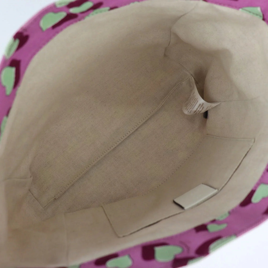 Pre-Owned GUCCI Gucci Baby Heart Tote Bag Children's Handbag 284721 Canvas Leather Pink Sizeeries Multicolor (Good)