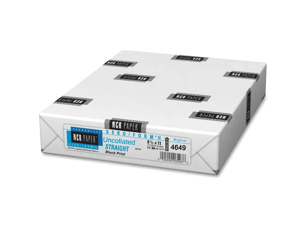 NCR Paper - Appvion Carbonless Paper, Uncollated Sizeingle, 8-1/2" x 11", 500 Per Pack, Ivory