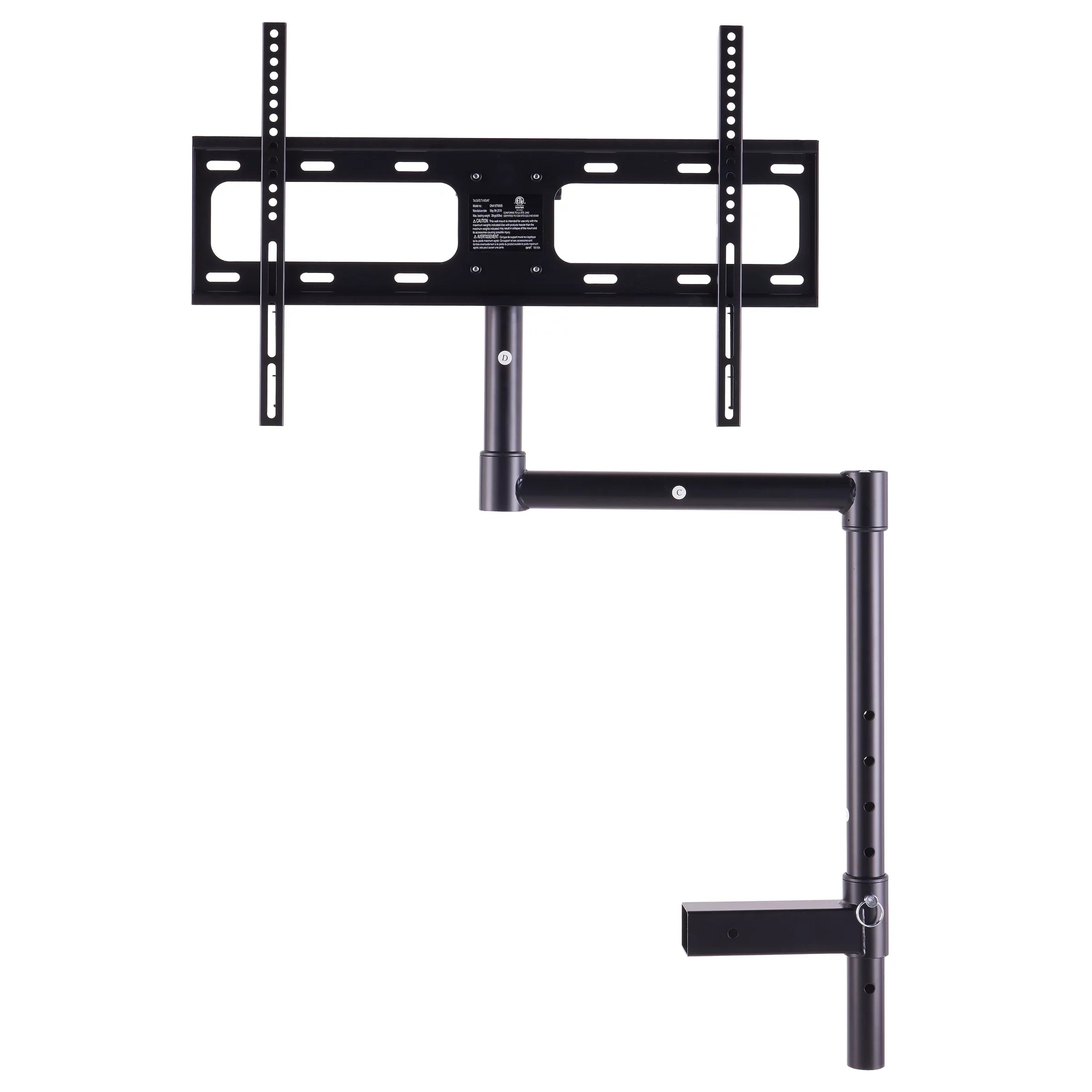 ONN Tailgate Television Mount, Black for TVs 32"-60"