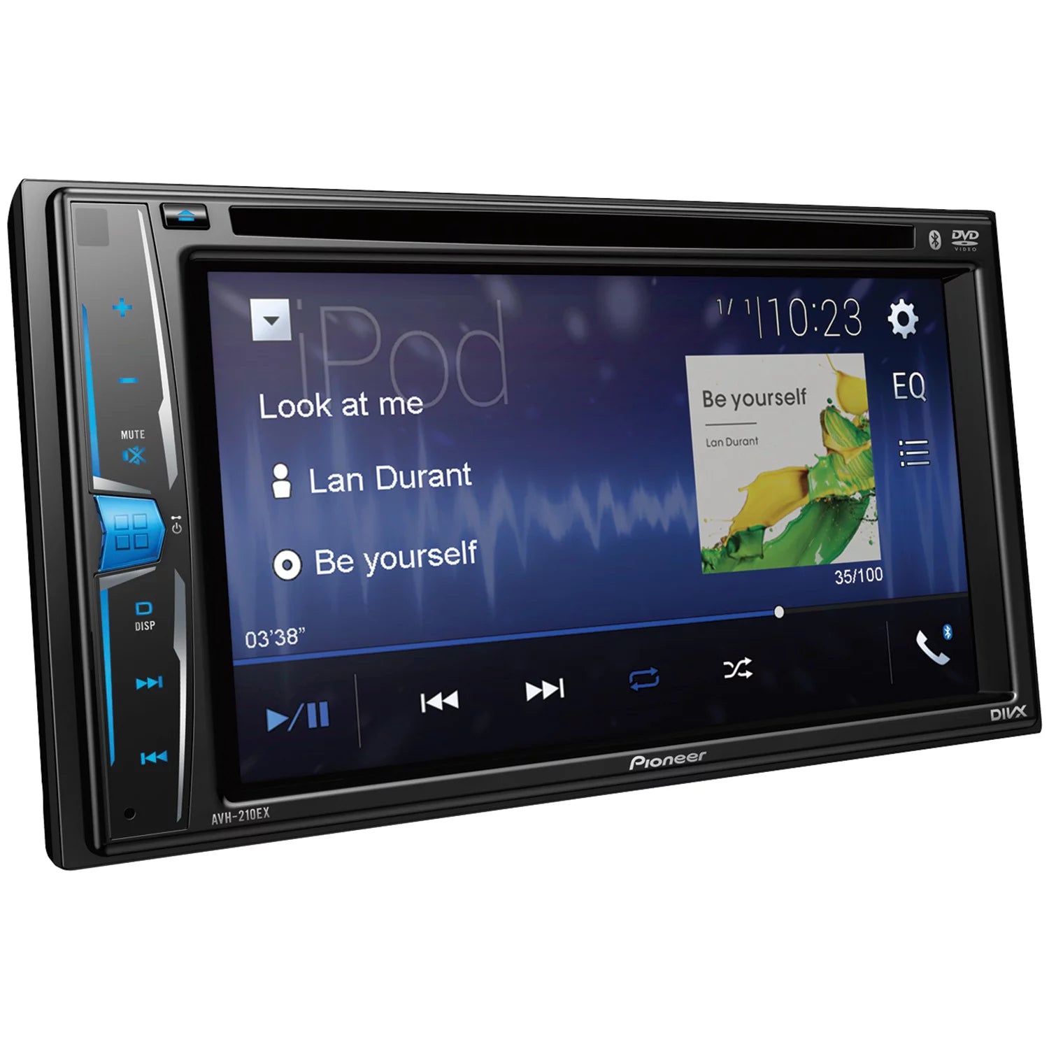 Pioneer AVH-210EX 6.2" Double-DIN In-Dash Car Sizetereo DVD Receiver with Bluetooth
