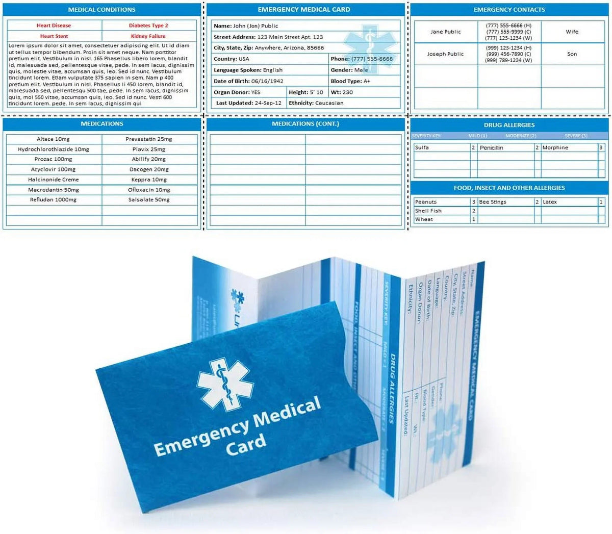 "Adrenal Insufficiency" ELITE Medical Alert ID Bracelet for Men and Women