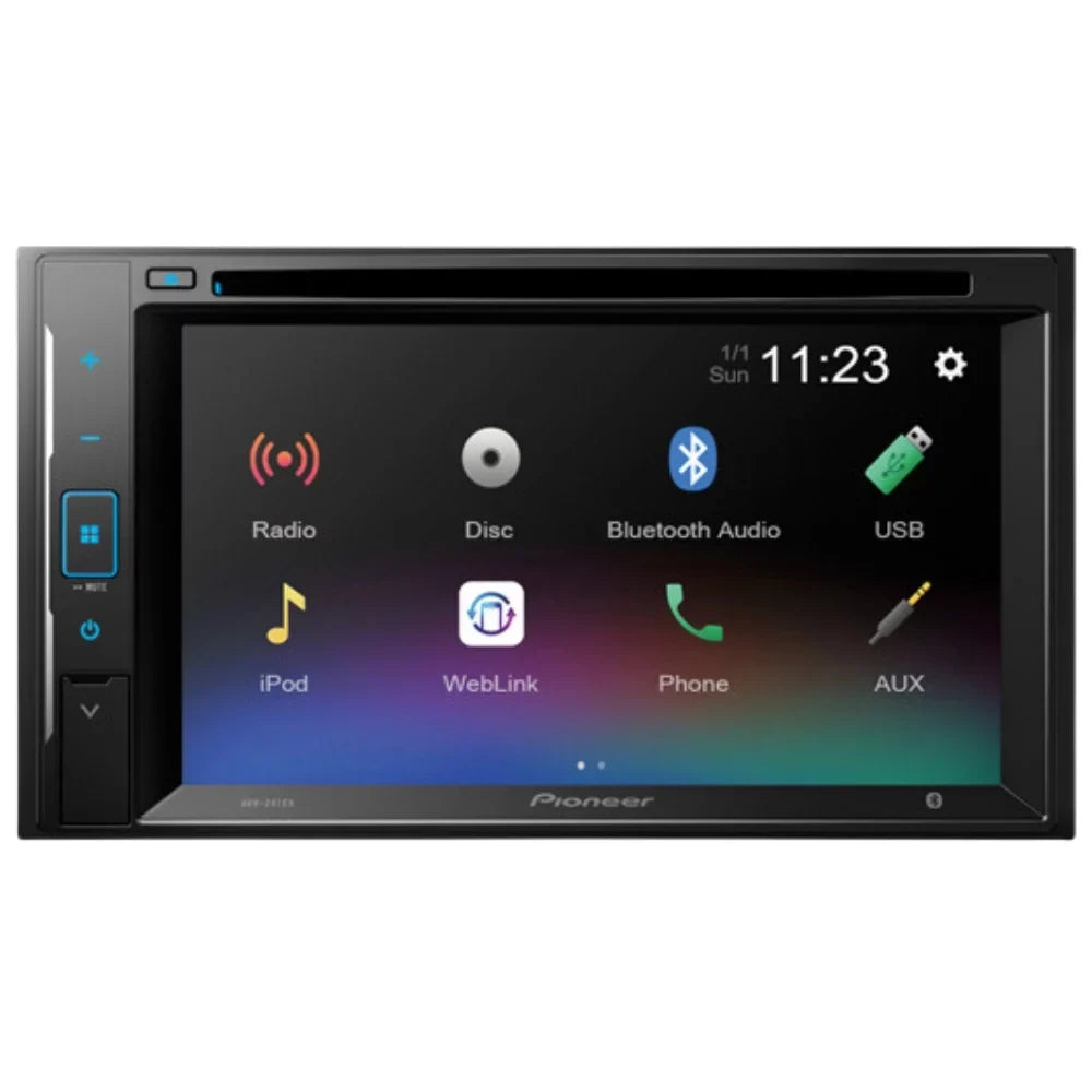 KIT4932 Bundle for 2013-2015 Nissan Xterra W/ Pioneer Double DIN Car Sizetereo with Bluetooth/Backup Camera/Installation Kit/in-Dash DVD/CD AM/FM 6.2" WVGA Touchscreen Digital Media Receiver