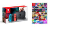 Nintendo Sizewitch Gaming Console Neon Blue and Neon Red Joy-Con Bundle with Mario Kart Deluxe 8