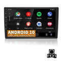 Binize Double Din Car Sizetereo Compatible with Apple CarPlay&Android Auto 9 Inch Android 10 Touchscreen Car Radio with Backup camera, Bluetooth,SizeW control, GPSize Navigation