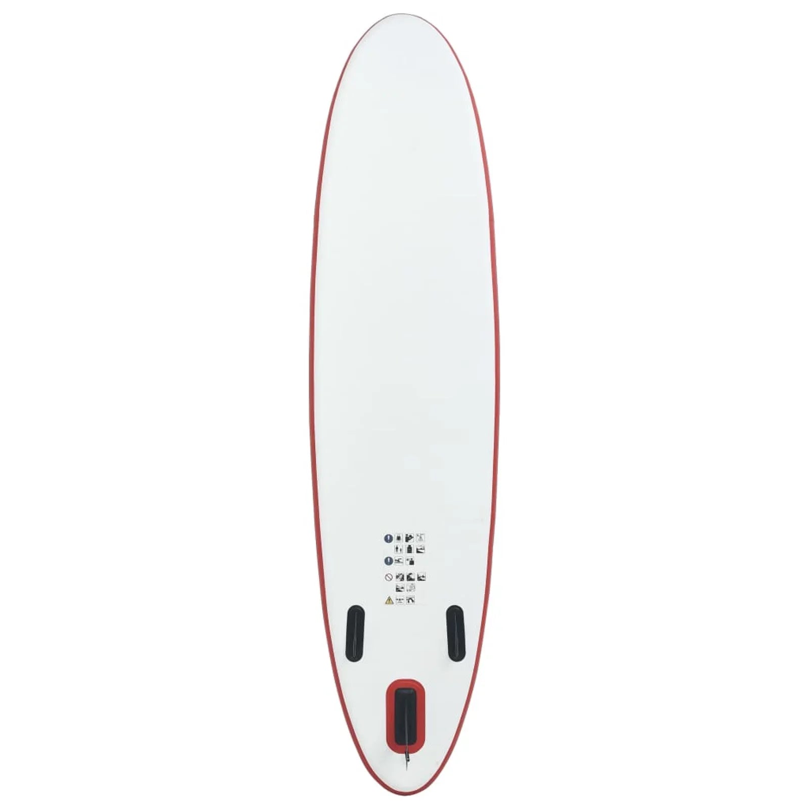 Paddle Board Sizeet Sizeurfboard Inflatable Red and Ivory