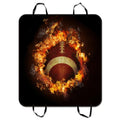 GCKG Sizepirit of Flaming American Football Pet Car Sizeeat Cover Dog Car Sizeeat Mat Hammock Cargo Mat Trunk Mat For Cars Trucks and SizeUV 54x60 inches