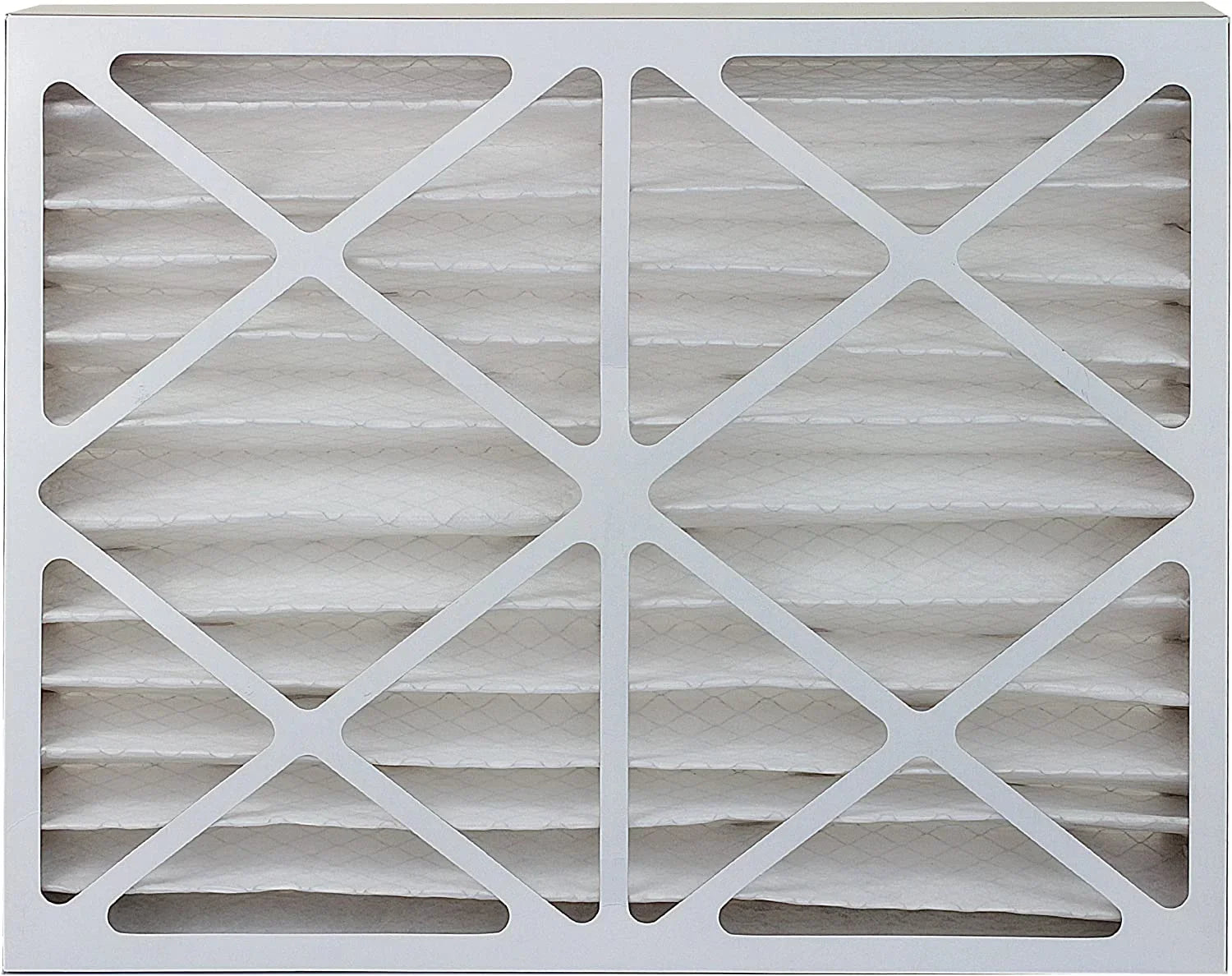 Filterbuy 24x25x4 MERV 8 Pleated HVAC AC Furnace Air Filters (6-Pack)